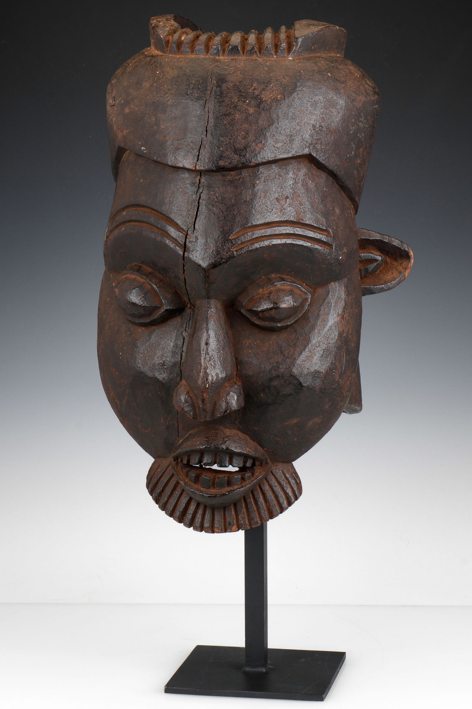 African Bamileke Helmet Mask, Cameroon Grasslands (1 of 5)