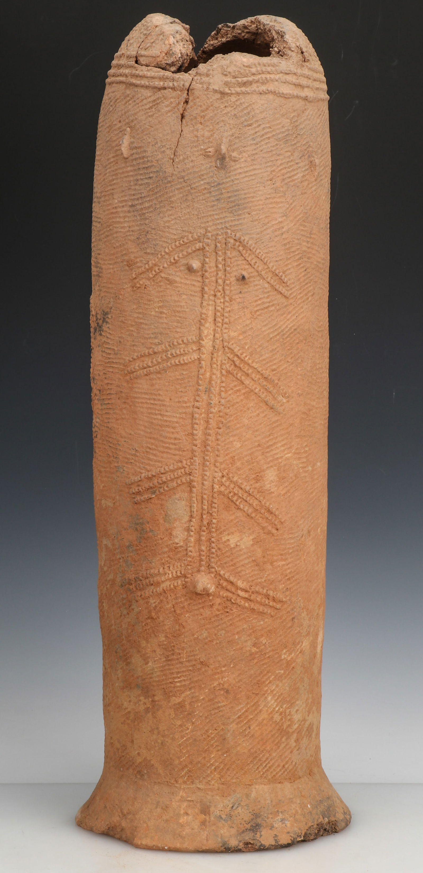 African Bura Asinda-Sikka Terracotta Funerary Urn, Niger (1 of 6)