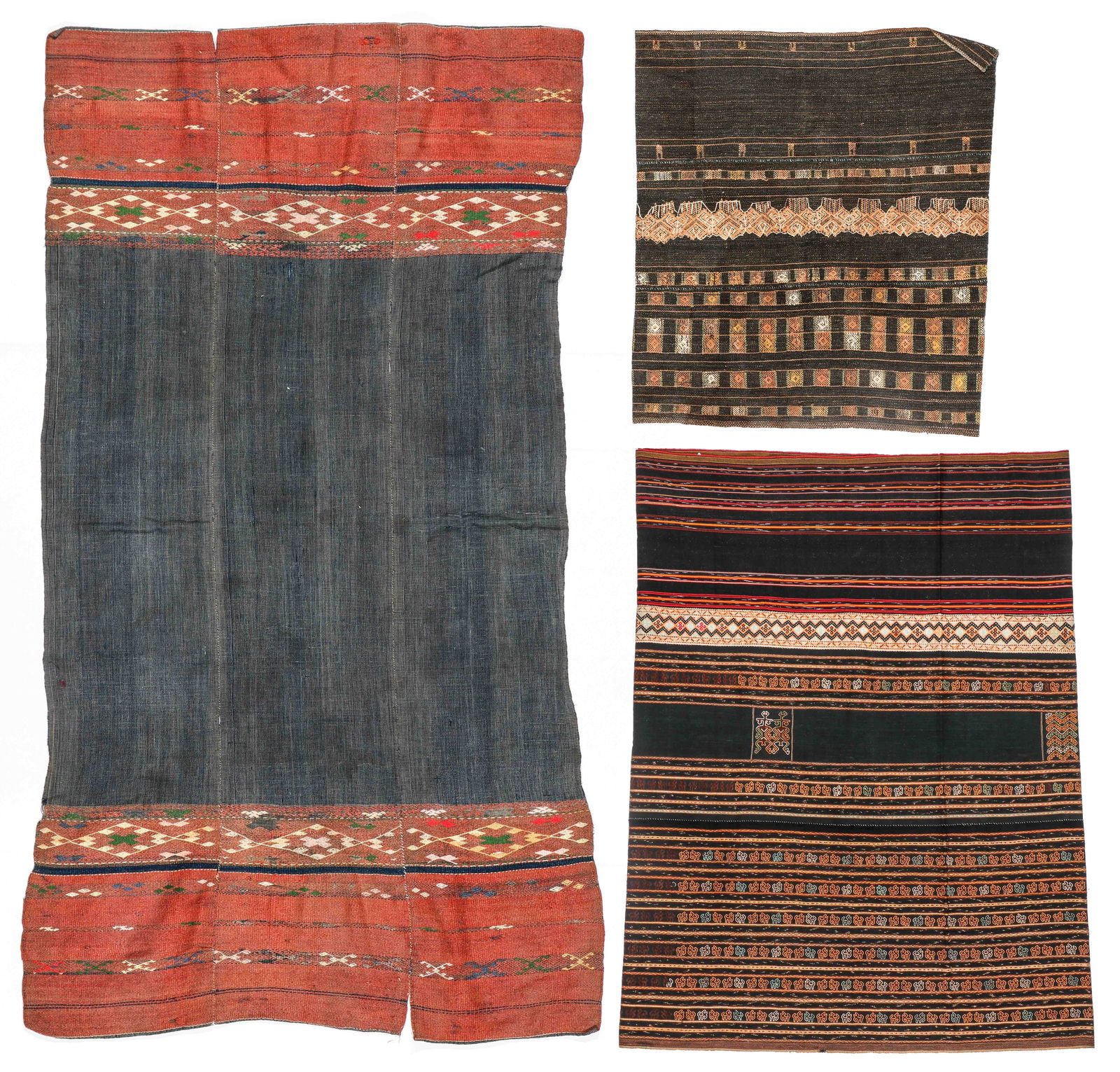3 Chinese Minority Skirts, 19th-20th C. (1 of 10)
