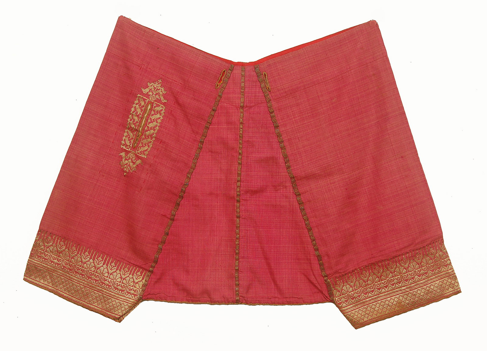 Indonesian Silk and Metal Brocade Pants, 19th C. (1 of 2)