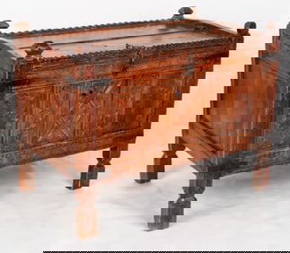 Large Swat Valley Dowry Chest, Pakistan, 19th C.