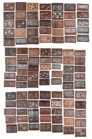 105 Japanese Katagami Kimono Stencils