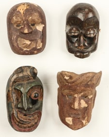 Collector's Lot of Southeast Asian Masks, Early-Mid 20th C.