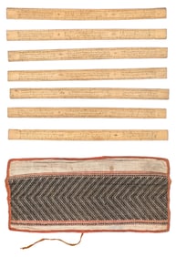 Antique Tai Muang Phuan Manuscript Cover with Pages