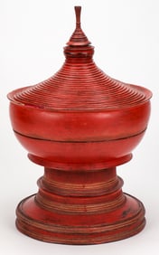 Burmese (Myanmar) Hsun-Ok Temple Box, Late 19th/Early 20th C.