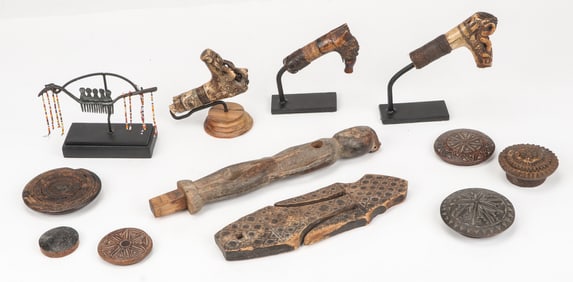 Antique Ethnographic Collector's Lot, Late 19th-Early 20th C.