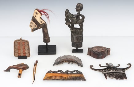 Antique Ethnographic Collector's Lot, Late 19th/Early 20th C.