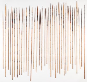 36 Bamboo Arrows, PNG, Early/Mid 20th C.