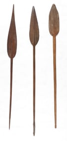 3 Canoe Paddles, Massim and Sepik River, PNG
