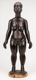 West African Transitional Carved Figure, Mid 20th C.