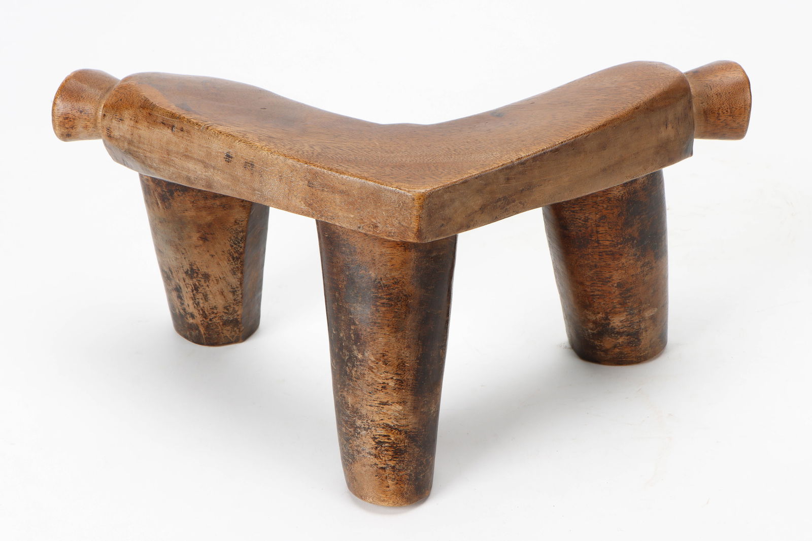 African Dinka Headrest/Stool, South Sudan, Mid 20th C. (1 of 4)