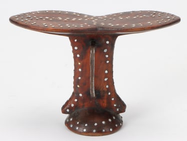 African Very Refined Turkana Headrest, Kenya, Mid 20th C.