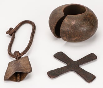 African Metal Collector's Lot, Mid 20th C.