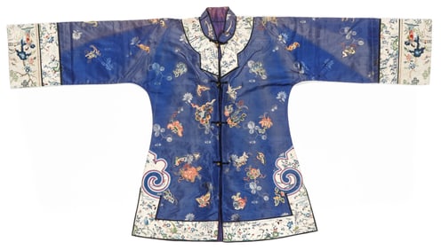 Chinese Blue Robe, Qing Dynasty