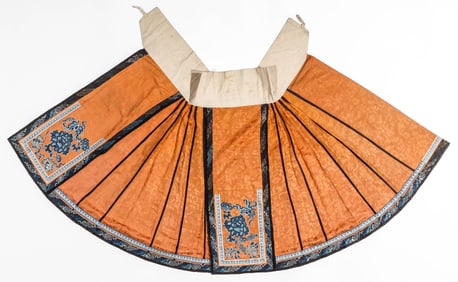 Chinese Skirt or Double Apron, Qing Dynasty