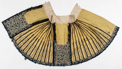 Chinese Skirt or Double Apron, Qing Dynasty