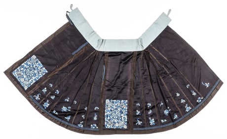 Chinese Skirt or Double Apron, Qing Dynasty