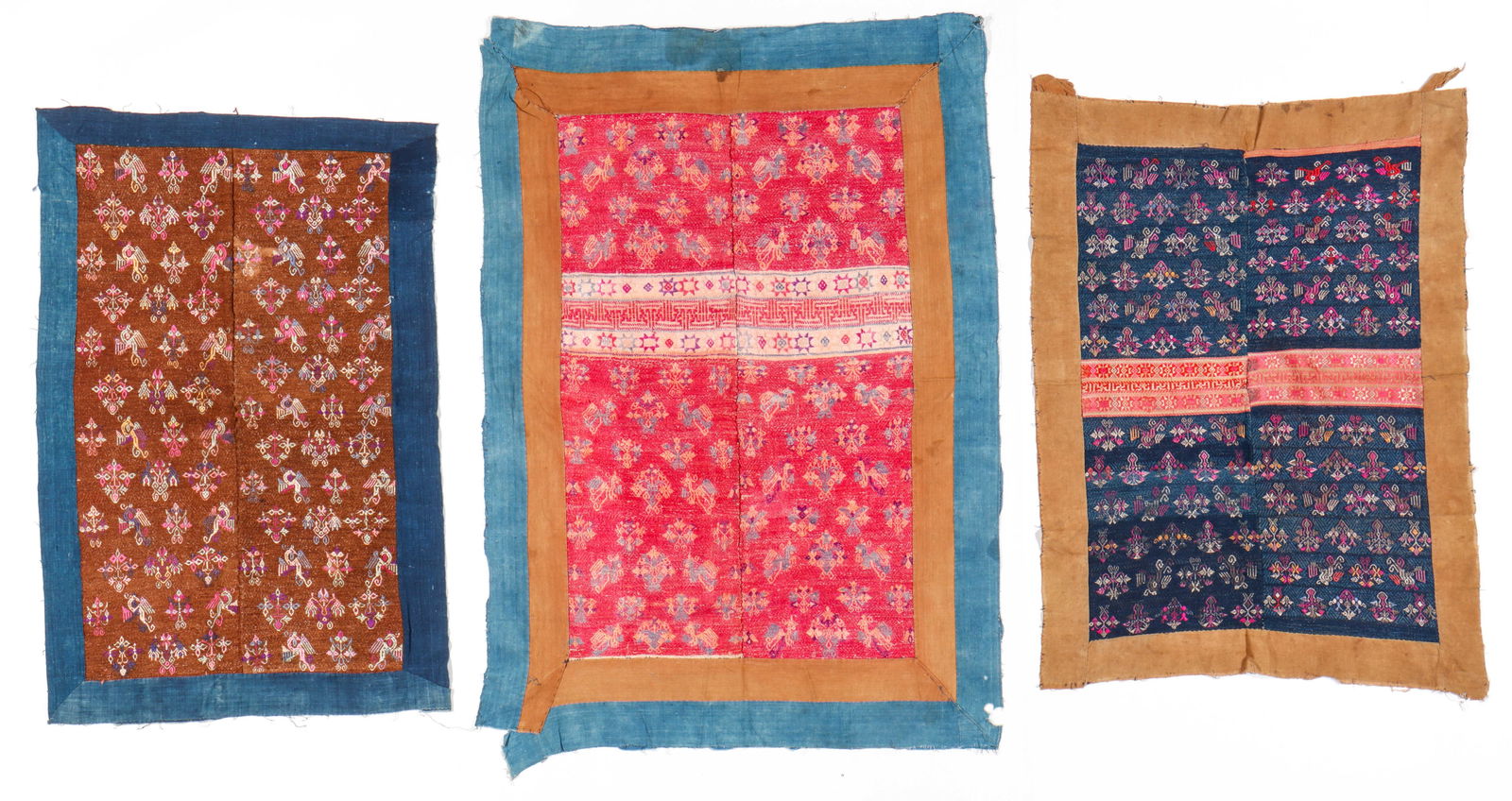 3 Maonan Wedding Blankets, China, Early-Mid 20th C. (1 of 5)