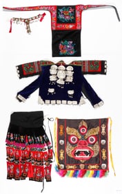 Collector's Lot of Chinese Minority Miao Textiles