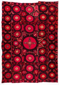 Tashkent Suzani, Uzbekistan, Early 20th C.