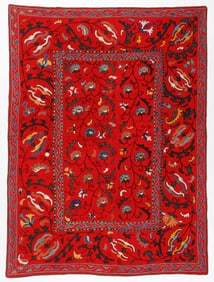 Shahrisyabz (Urban Lakai) Suzani, Uzbekistan, Late 19th C.