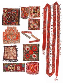 Estate Collection of Antique Central Asian and Chinese Textiles