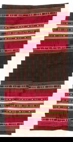 Waziri Silk Shawl, Pakistan, Early 20th C.