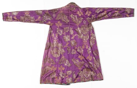Uzbek Purple Chapan, Early 20th C.
