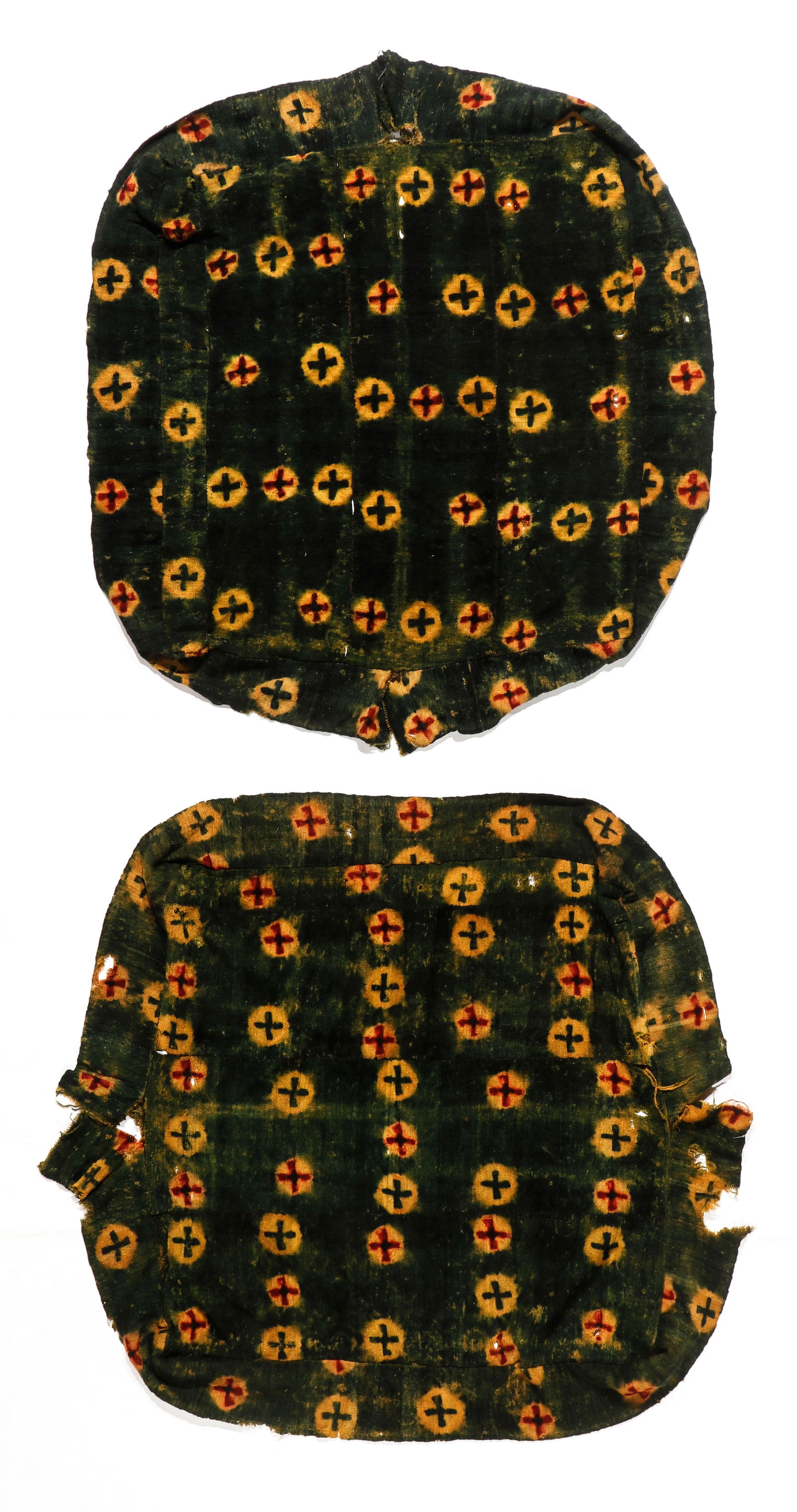 2 Early Tibetan Tigma Cushion Covers, 19th C. (1 of 4)