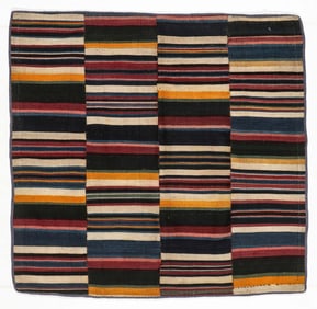 Striped Tibetan Apron Pangden, Ca. 1900