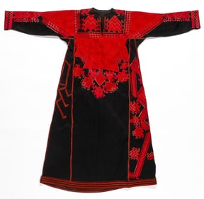 Traditional Syrian Woman's Dress, Saraqib Region, Early-Mid 20th C.
