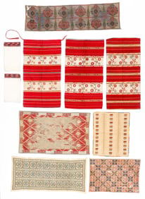 Collector's Group of Antique Greek Folk Textiles (9)