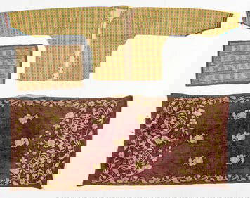 3 Antique Ottoman Textiles, Turkey, 19th C.