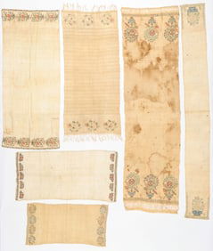 6 Ottoman Ritual Towels, Turkey, 19th C.