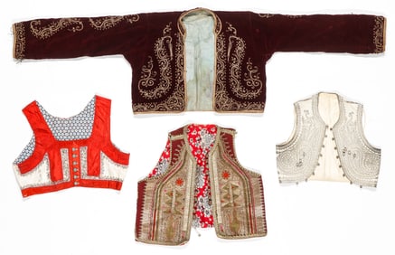 4 Bolero Velvet Jacket and Vests (4)