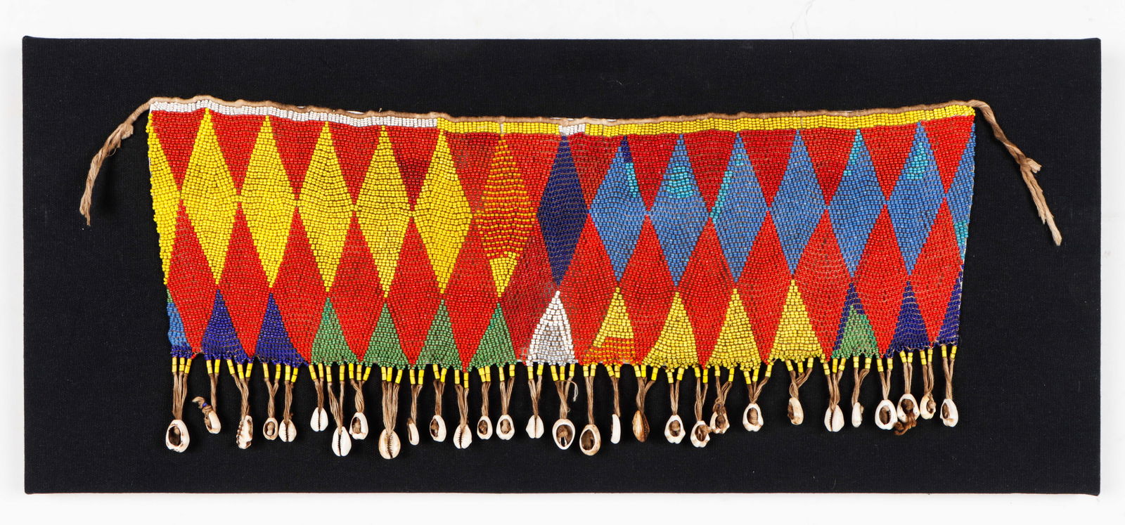 African Kirdi Cache-Sexe Beaded Apron, Cameroon (1 of 4)