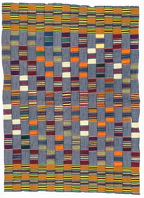 African Ewe Cloth, Ghana, Mid 20th C.