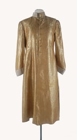 Indian Gold Brocade Maharaja Coat, Late 19th C.