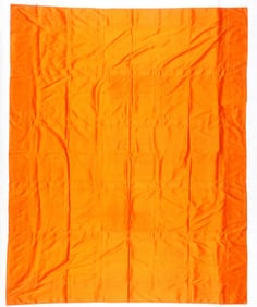 Burmese Buddhist Priest Silk Mantle, Mid 20th C.