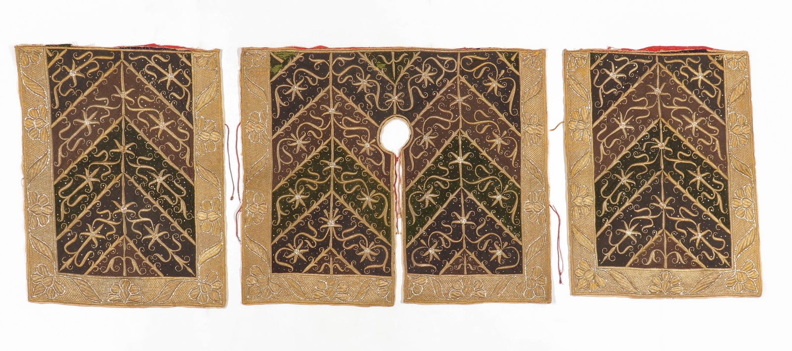 Indian Embroidered Palanquin Cover, 19th C. (1 of 3)