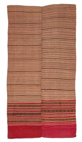 Finely Woven Antique Lao Tai Silk Spread or Shawl, Ca. 1900