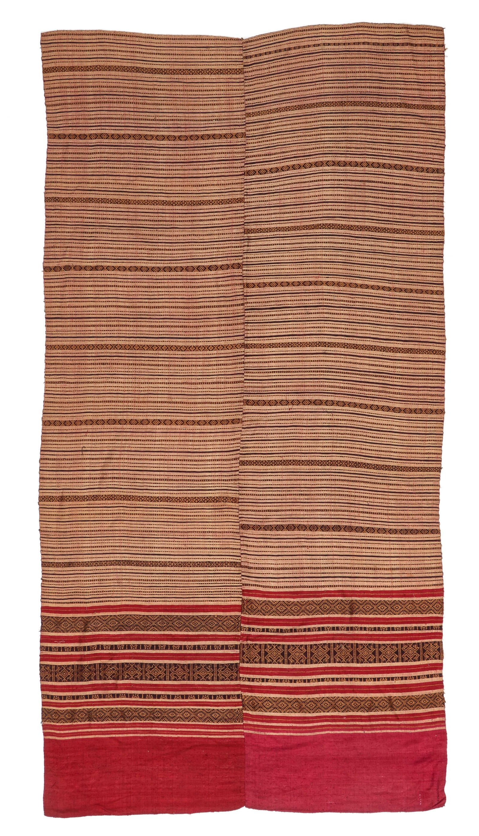 Finely Woven Antique Lao Tai Silk Spread or Shawl, Ca. 1900 (1 of 3)