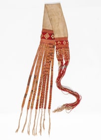 Timor Headhunter's Ceremonial Head Scarf, Indonesia, Early 20th C.