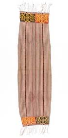 East Timor Ikat Shoulder Cloth, Indonesia, Early 20th C.