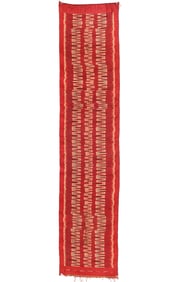 Indonesian Silk Ikat Shoulder Cloth, Bali, 19th C.