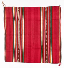 Ceremonial Mantilla or Ground Cloth, Bolivia, Mid 19th C.