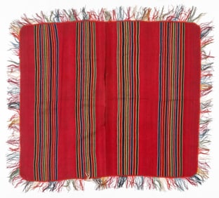 Bolivian Ponchito Textile, 19th C.