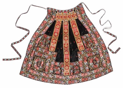 Embroidered Festive Apron, Romania