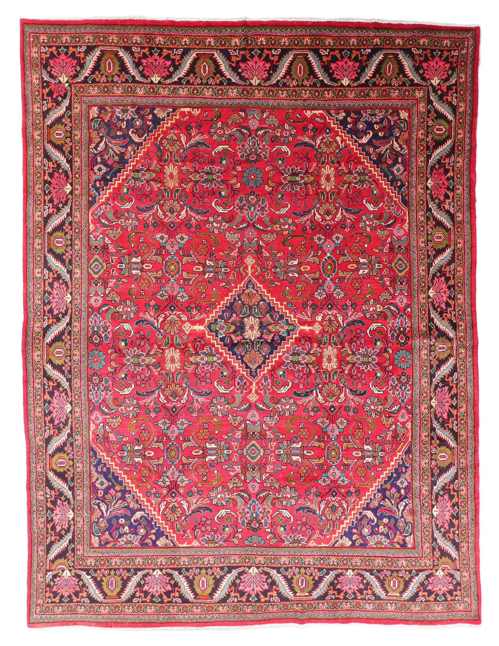 Mahal Rug, Persia, Mid 20th C., 9'9'' x 12'10'' (1 of 6)