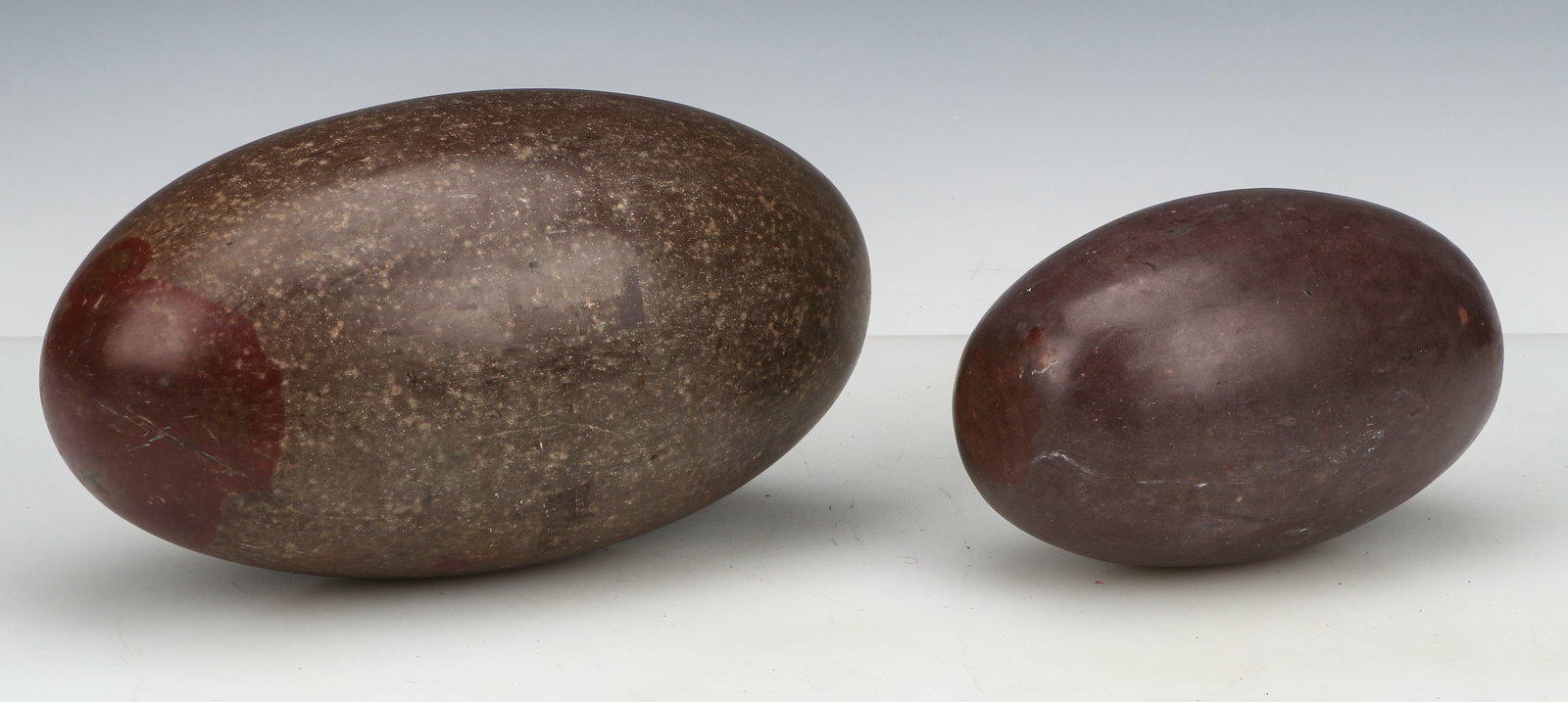 2 Antique Shiva Lingam Stones, India (1 of 4)